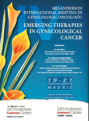 emerging therapies congreso madrid MD Anderson cancer ovario asaco febrero 2014