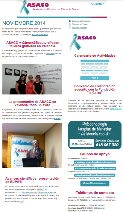Newsletter ASACO nov 2014